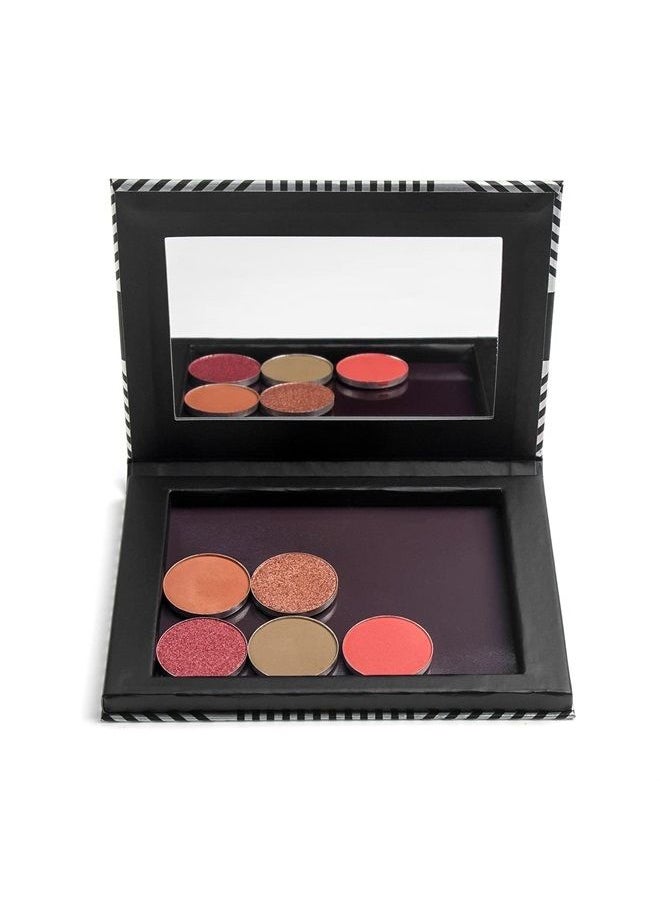 TUOKING - Makeup Magnetic Palette with Mirror and 20Pcs Metal Stickers, Empty Storage Palette for Eyeshadow Powder Highlighter - Image 1