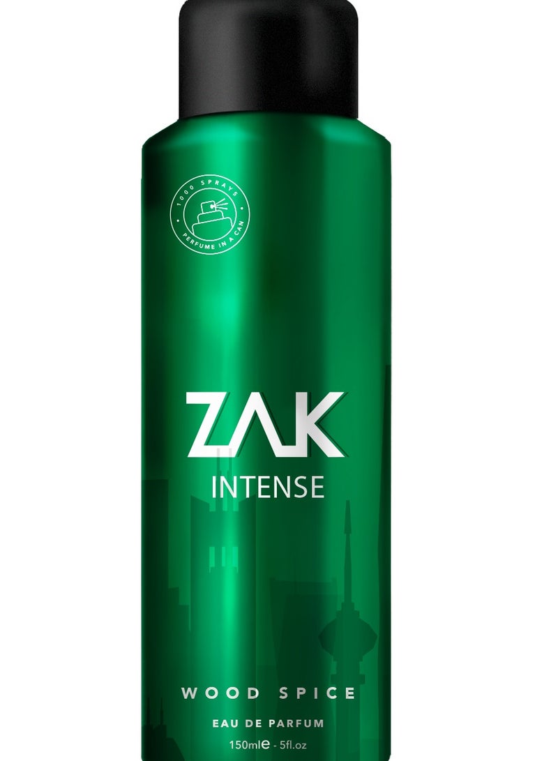 Zak Intense Wood Spice Eau De Parfum For Men-150 Ml
