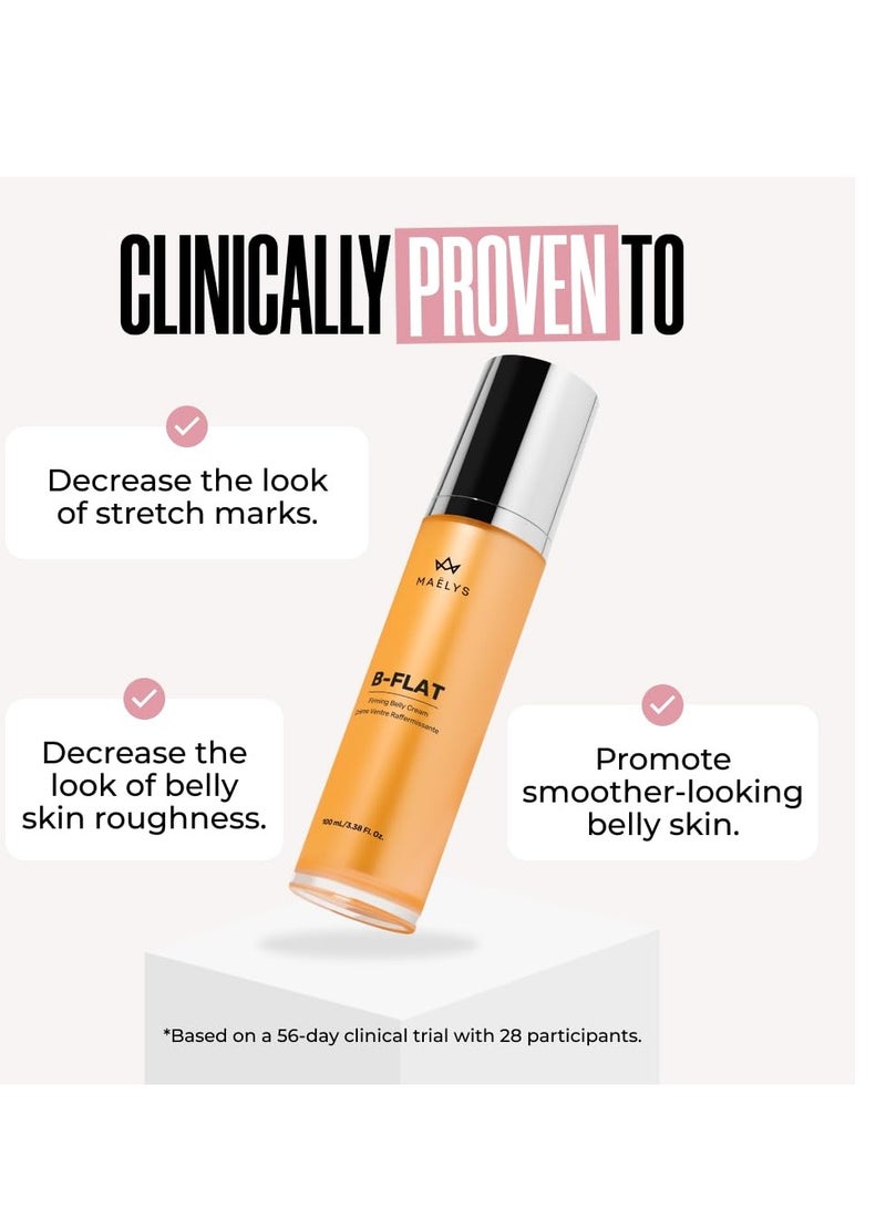 Maelys MAËLYS Cosmetics B-FLAT Belly Firming Cream - Stretch Mark Belly Cream - Tightening Belly Cream - Image 2