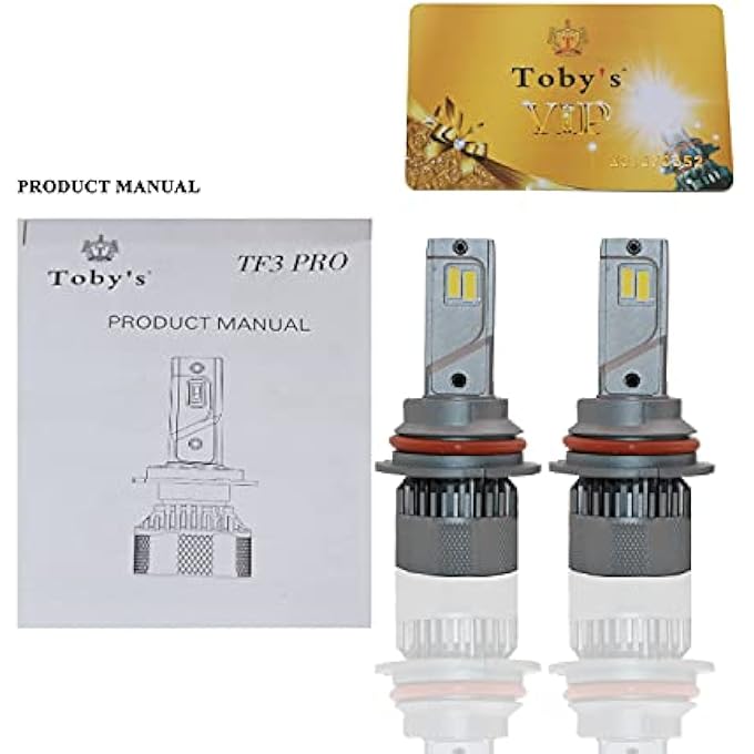 توبيز مصباح أمامي للسيارة LED TF3 Pro 9007 فضي - Image 4