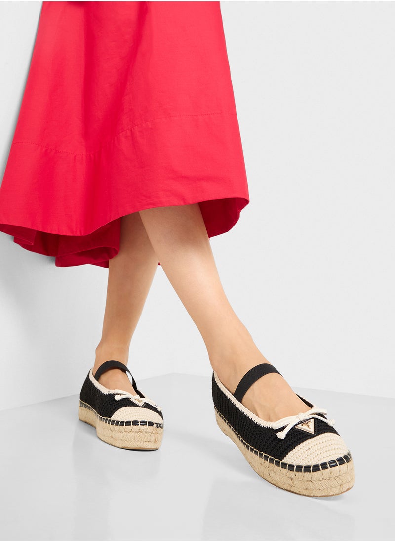 GUESS Bow Detailed Strappy Ballerinas  - Image 5