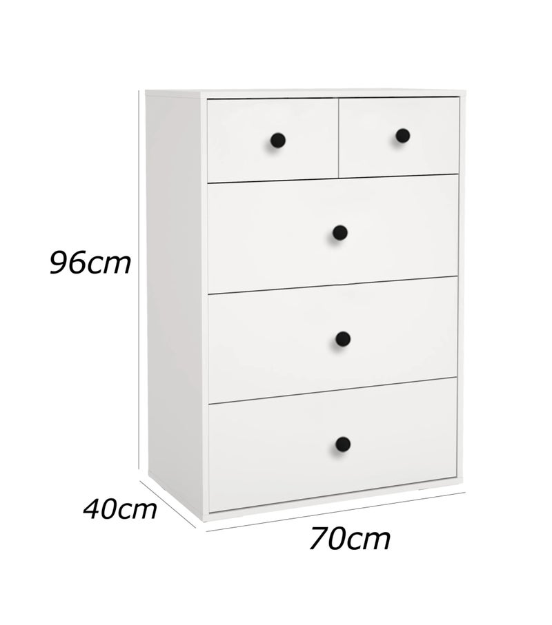 فرنتشر ستور وحدة ادراج مودرن ام دى اف - ارتفاع 96 سم - عرض 70 سم - عمق 40 سم ، من فرنتشر ستور. - Image 5