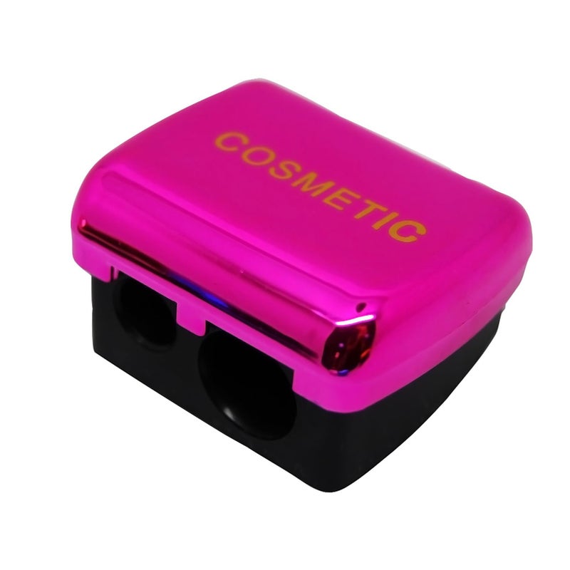 EMILYSTORES 2-in-1 Makeup Cosmetics Pencil Sharpener 2 PCS, Pink Color - Image 1