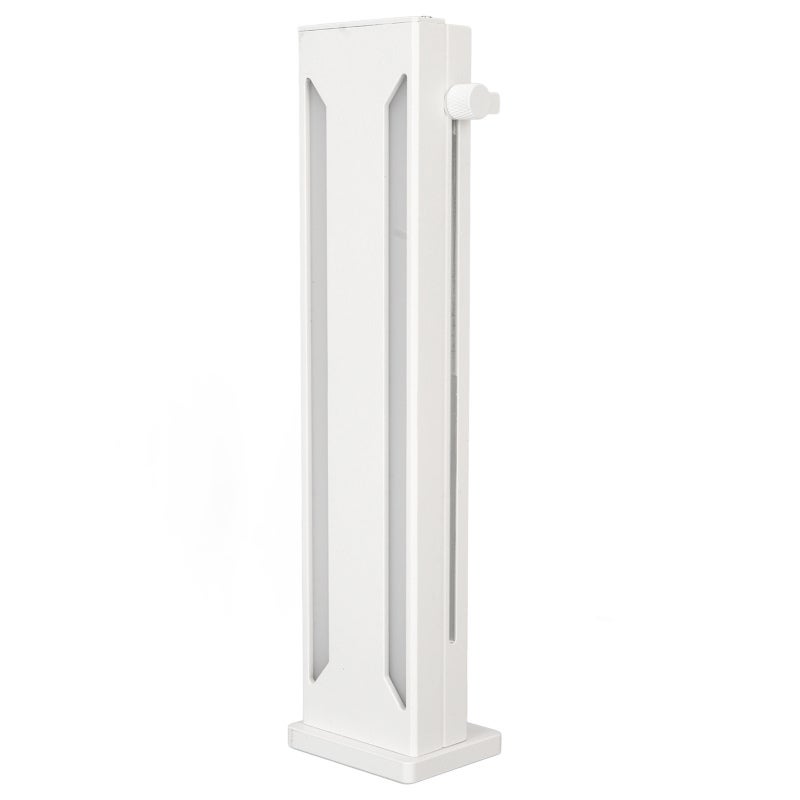 White GPU Support Bracket With Magnetic Base ARGB Lighting - Sliding Adjustable Graphics Card Support - Strong Aluminum GPU Holder for Extra Large Cards - Image 3
