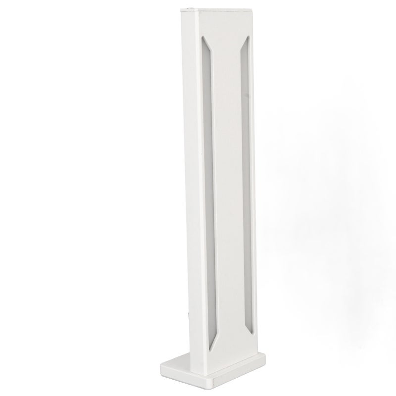 White GPU Support Bracket With Magnetic Base ARGB Lighting - Sliding Adjustable Graphics Card Support - Strong Aluminum GPU Holder for Extra Large Cards - Image 4