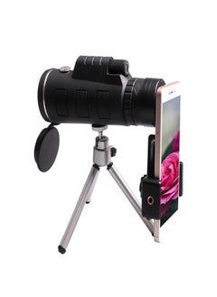 Generic Monocular Telescope Clear Vision for Adults&Kids, Waterproof Prism Monoculars for Bird Watching Hunting Camping,Cool Stuff Gifts for Outdoorsman,with Smartphone Adapter & Tripod  - Image 2