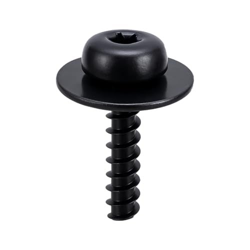 Lantee 10 Set (30 Pcs) Splash Shield Screw & U Nut Clip Kit – T30 Torx Bolt with Red Nylon Retainer & Stainless U Nut – Fits for Ford Escape, Focus, Fusion, Explorer, C-Max, Transit Connect - Image 2