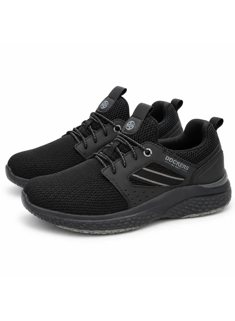 Dockers By Gerli Dockers by Gerli Men's Breathable Mesh Lace-Up Sneakers - Black