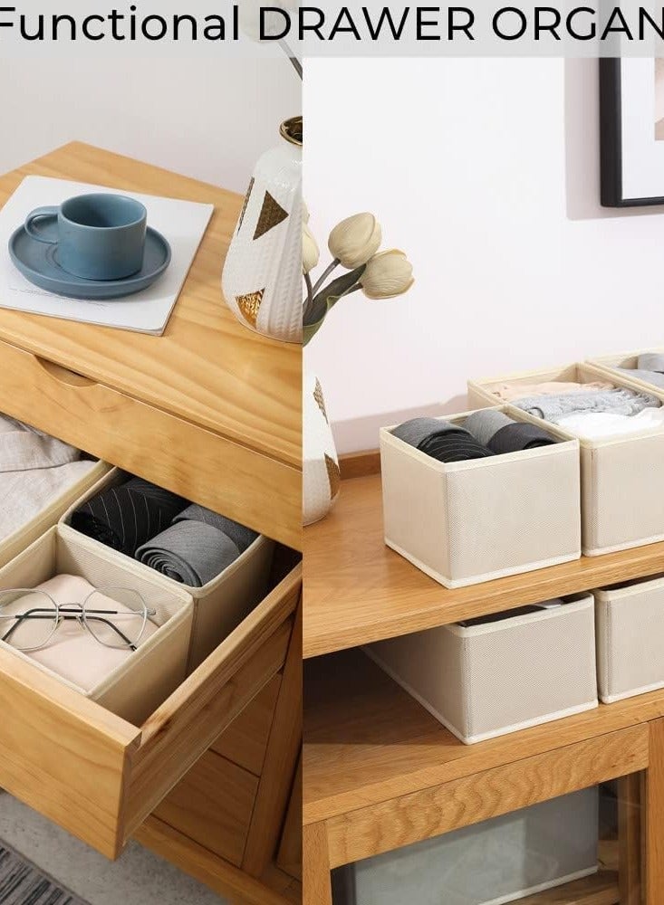 PADOM Padom Clothing Storage Organizers, 12 Set Foldable Underwear Drawer Organizer and Closet Dividers, Storage Box for Clothes, Socks, Underwear  - Image 2