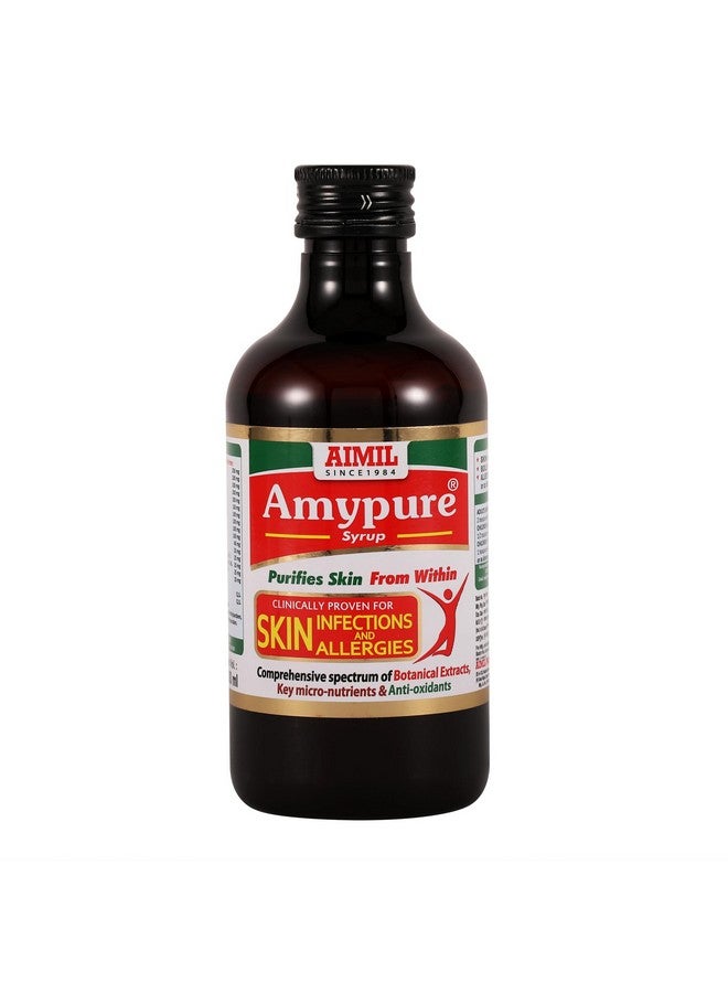 AIMIL Amypure Syrup - 200ml (Pack of 3) | Ayurvedic Blood Purifier | For Bacterial & Fungal Skin Infections and Allergies - Image 4