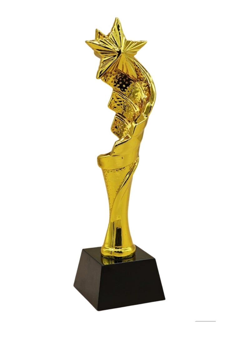 Spall Trophies, Medals Awards Gold Trophy Made of Resin Honor Trophy Souvenir Prizes for the Talent Show Competition Trophy for the Award for Outstanding Singers and Actors 