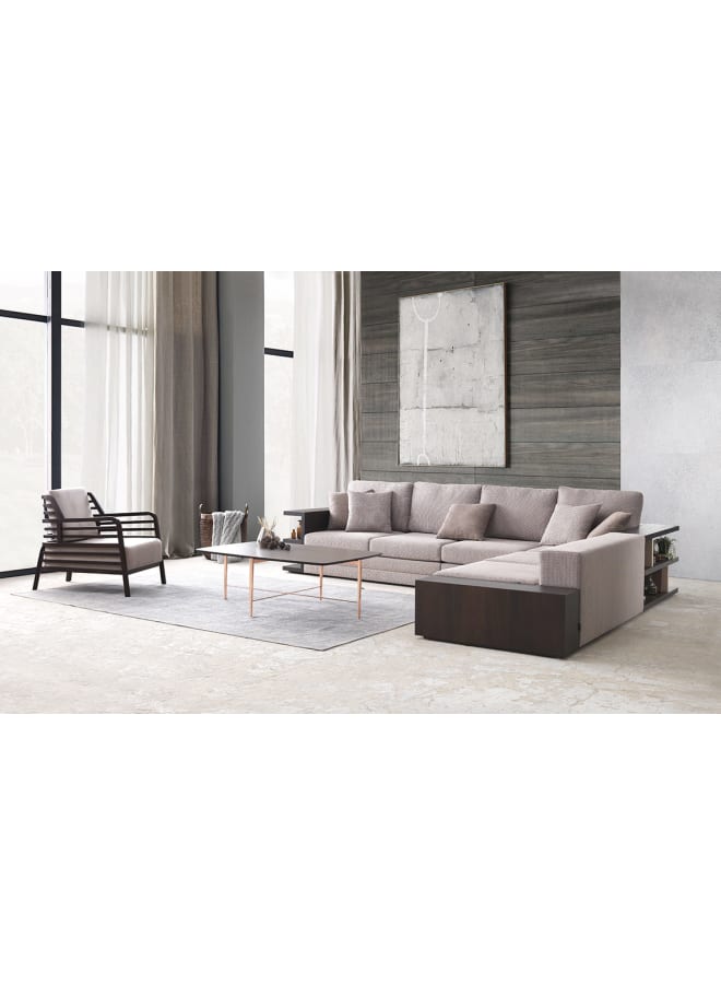 ريترو ركنة مودرن 330 سم – بيچ - Image 2