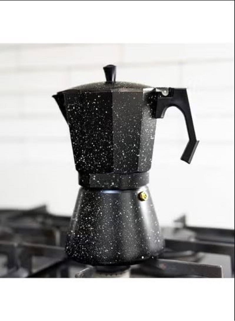 ماكينة صنع قهوة الإسبريسو بسعة 6 أكواب بتصميم أنيق وأداء قوي - Image 2