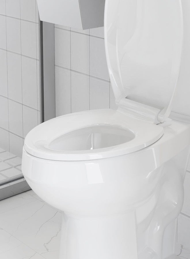GAOMON Toilet Seat Elongated,Toilet Seat with Quick-Release And Quick-Attach, Plastic Toilet Seat with Soft Close,Easy Install and Clean - White - Image 4