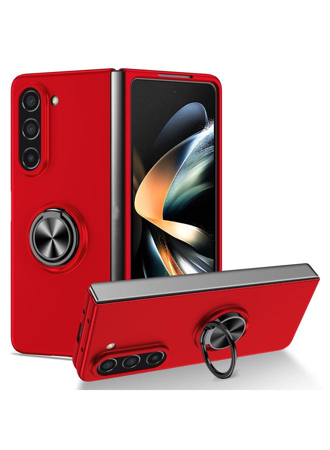 جرين تايجر حافظة هاتف بحامل حلقي لهاتف سامسونج جالاكسي Z Fold5 5G (أحمر) - Image 1
