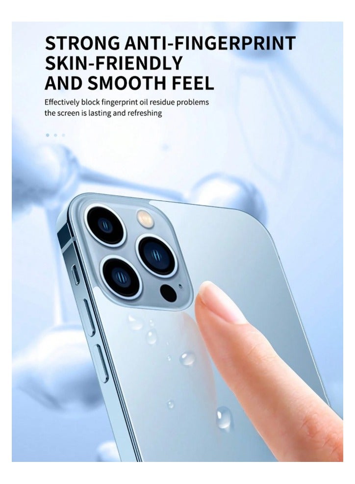 4-piece set: High-quality transparent tempered glass film (2 pieces) + 3D night vision camera lens protector (2 pieces), provide double protection, tempered glass mobile phone protective film, drop-resistant and scratch-resistant, delicate texture, compatible with iPhone 16 Pro Max series, waterproof, shockproof, anti-fingerprint, full coverage - Image 5