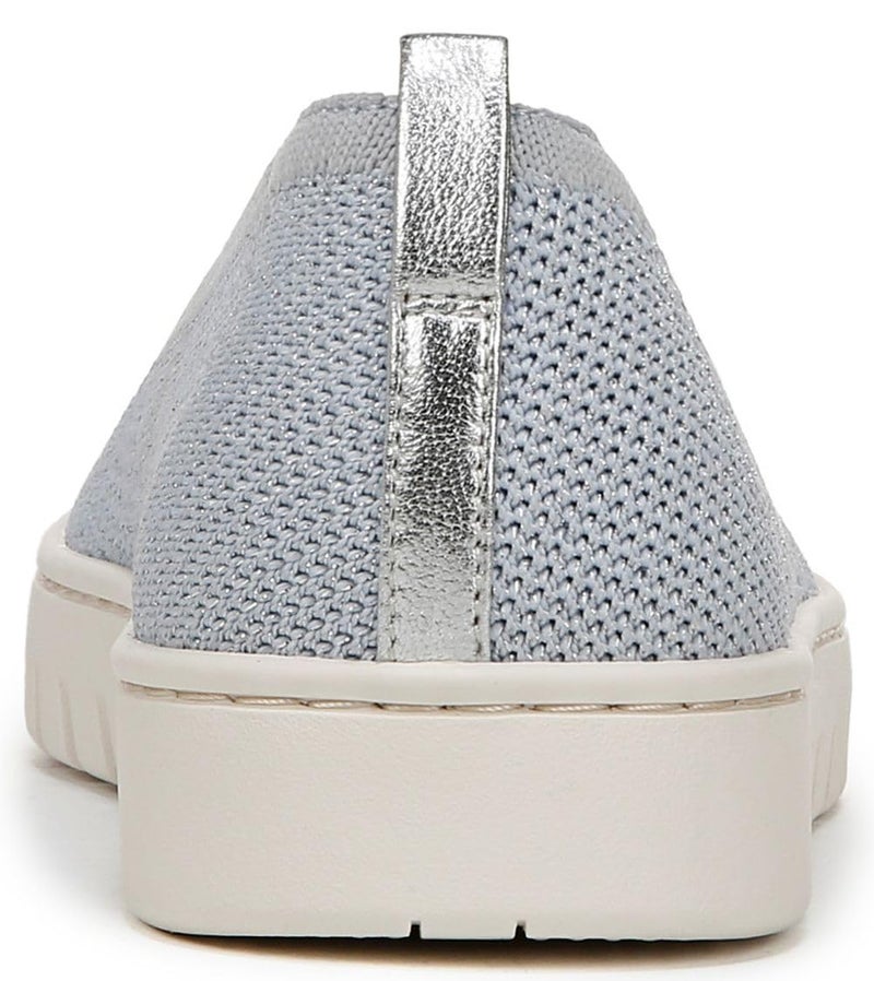 Vionic Women's Journey Uptown Skimmer Walking Sneakersâ€“ Supportive Lightweight Shoes with Arch Support Insole Blue Mist/Silver Knit Fabric 7 Medium - Image 3