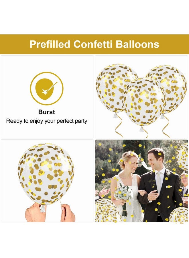 Biapian Green Gold Balloons Set, 60Pcs Sage Green White Balloons, 12Inch Retro White Latex Balloons Metallic Green Gold Helium Balloons Birthday Party Decoration For Birthday Wedding Baby Shower Supplies - Image 3