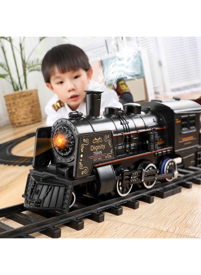 Snaen Children's Train Toy, Boys And Girls Retro Steam Train Track Set, Birthday Gift For Kids Aged 3-6 - Image 1