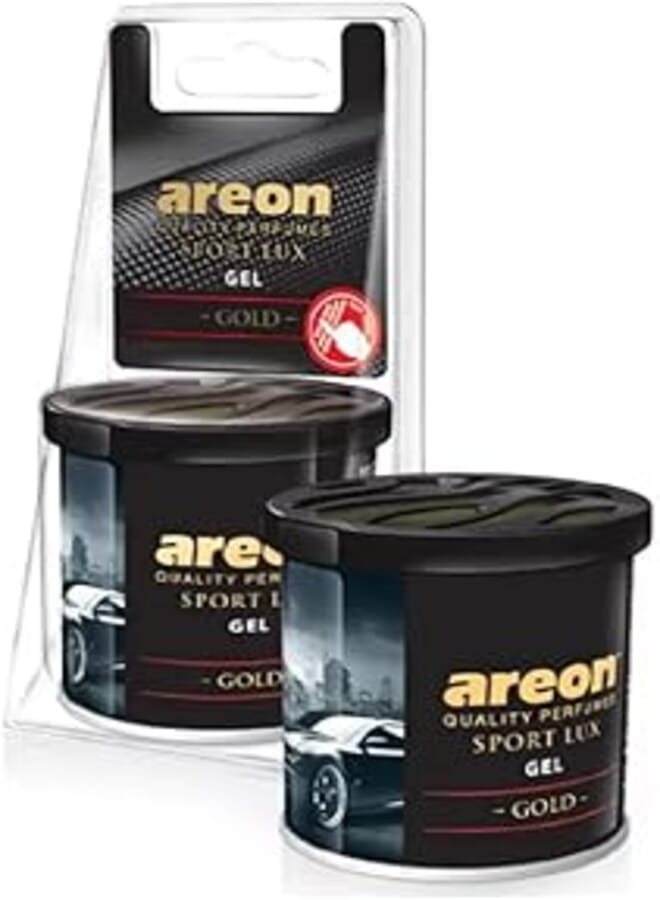 Areon Quality Perfumes Gel Can for Car and Home Sport Lux Gold - 80 g