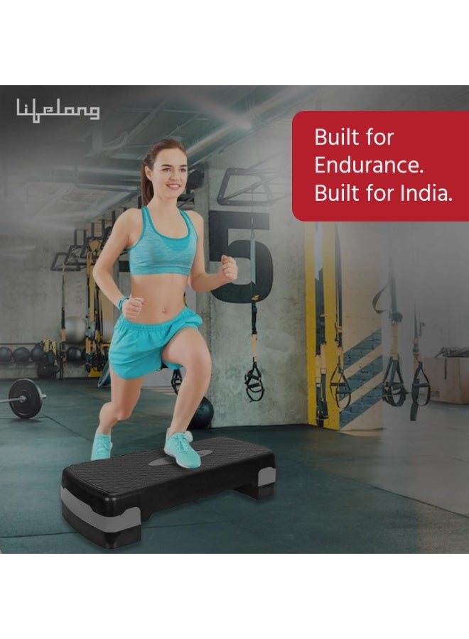 Lifelong Polypropylene Exercise Fitness Stepper for Exercise Aerobics Stepper | Max Weight 200kg - Image 4