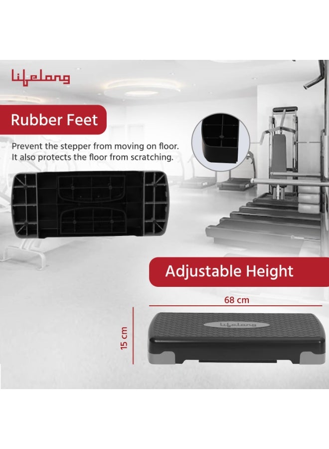 Lifelong Polypropylene Exercise Fitness Stepper for Exercise Aerobics Stepper | Max Weight 200kg - Image 3