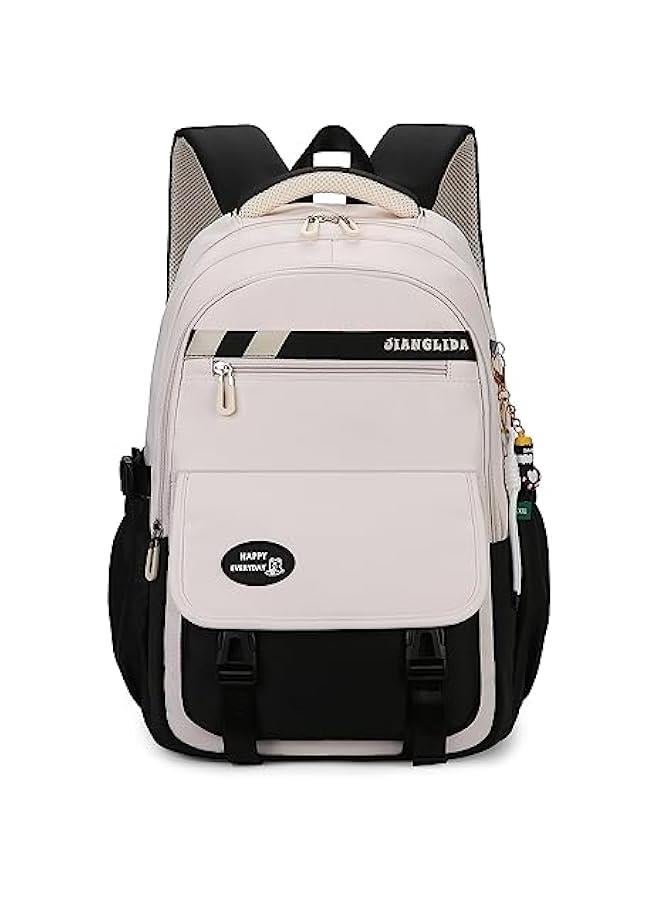 Teen Girls' Backpack for School Color-blocking Sports Kids Backpack for Teens Middle School Students Bookbag - Image 1