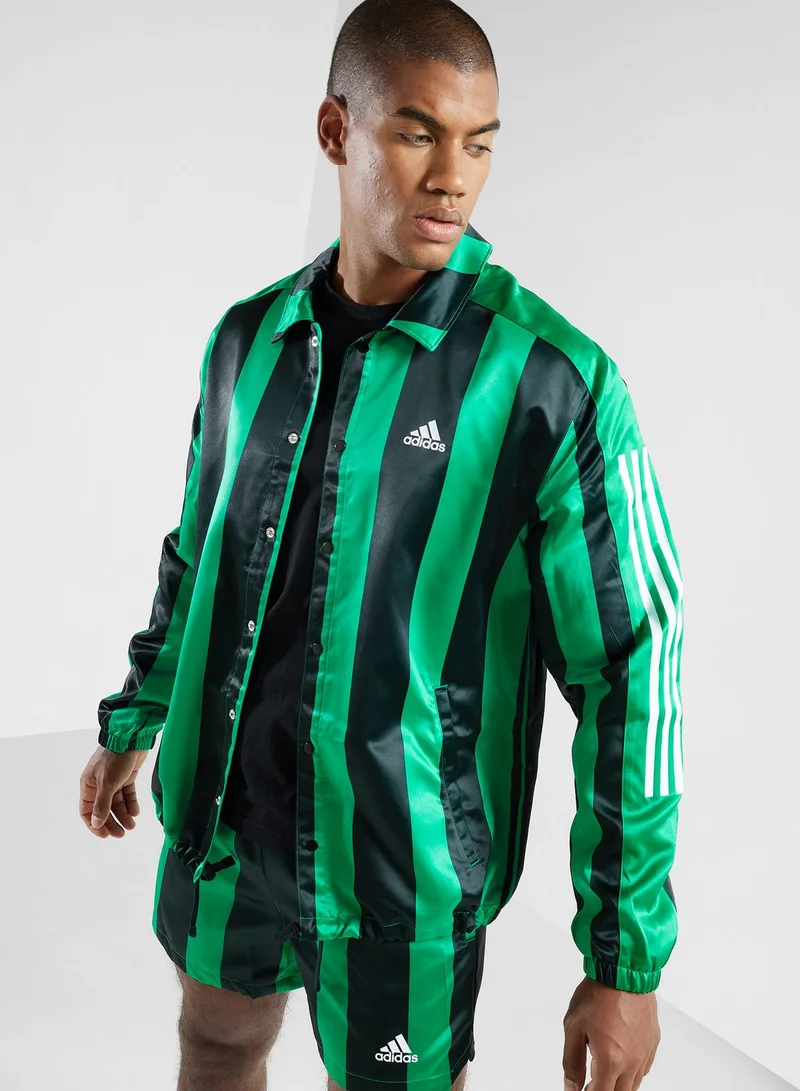 adidas جاكيت رياضي مخطط