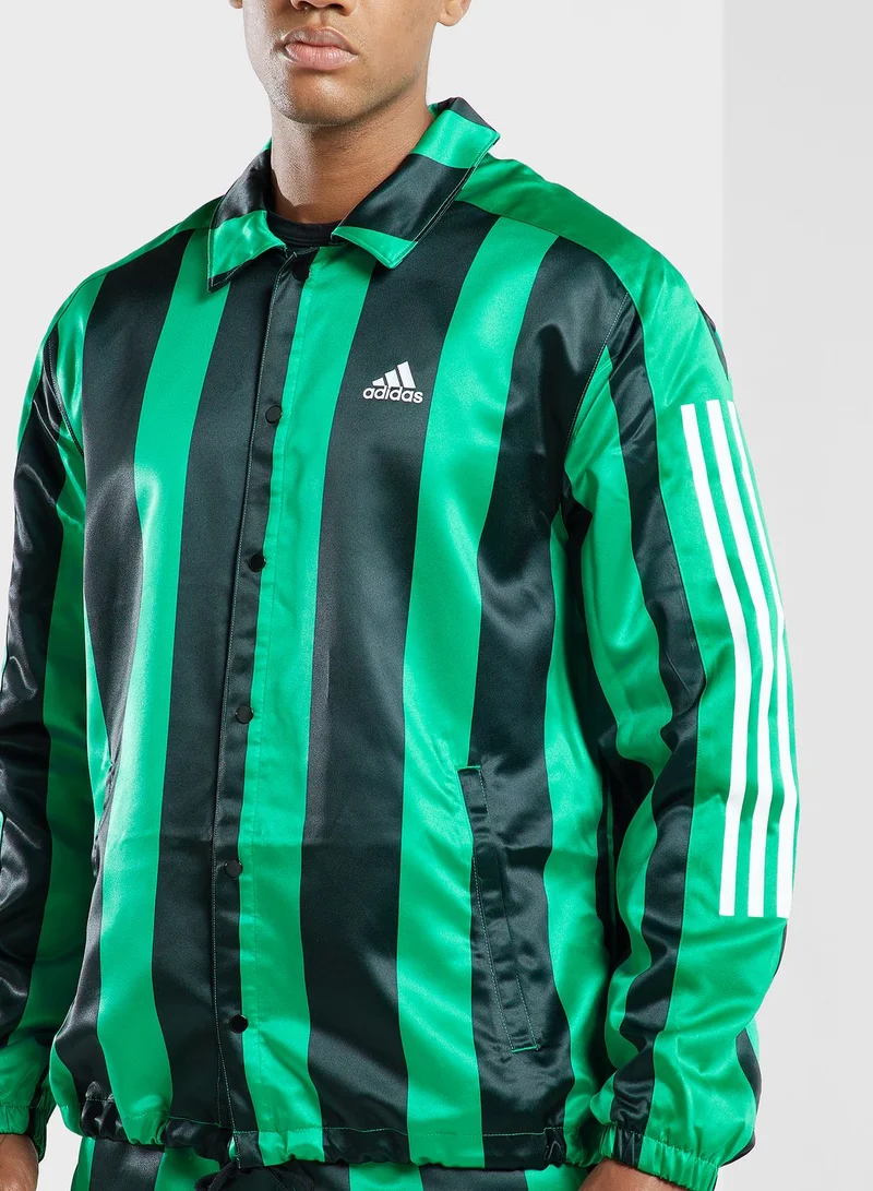 adidas جاكيت رياضي مخطط