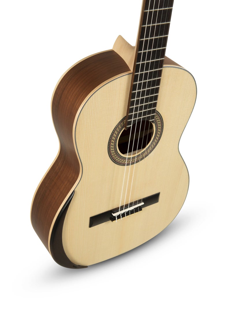 Manuel Rodríguez ECOLOGÍA E-65 Classical Guitar 4/4 – Solid Spruce Top, Walnut Back & Sides – Eco-Friendly Finish – Made in Europe - Image 5