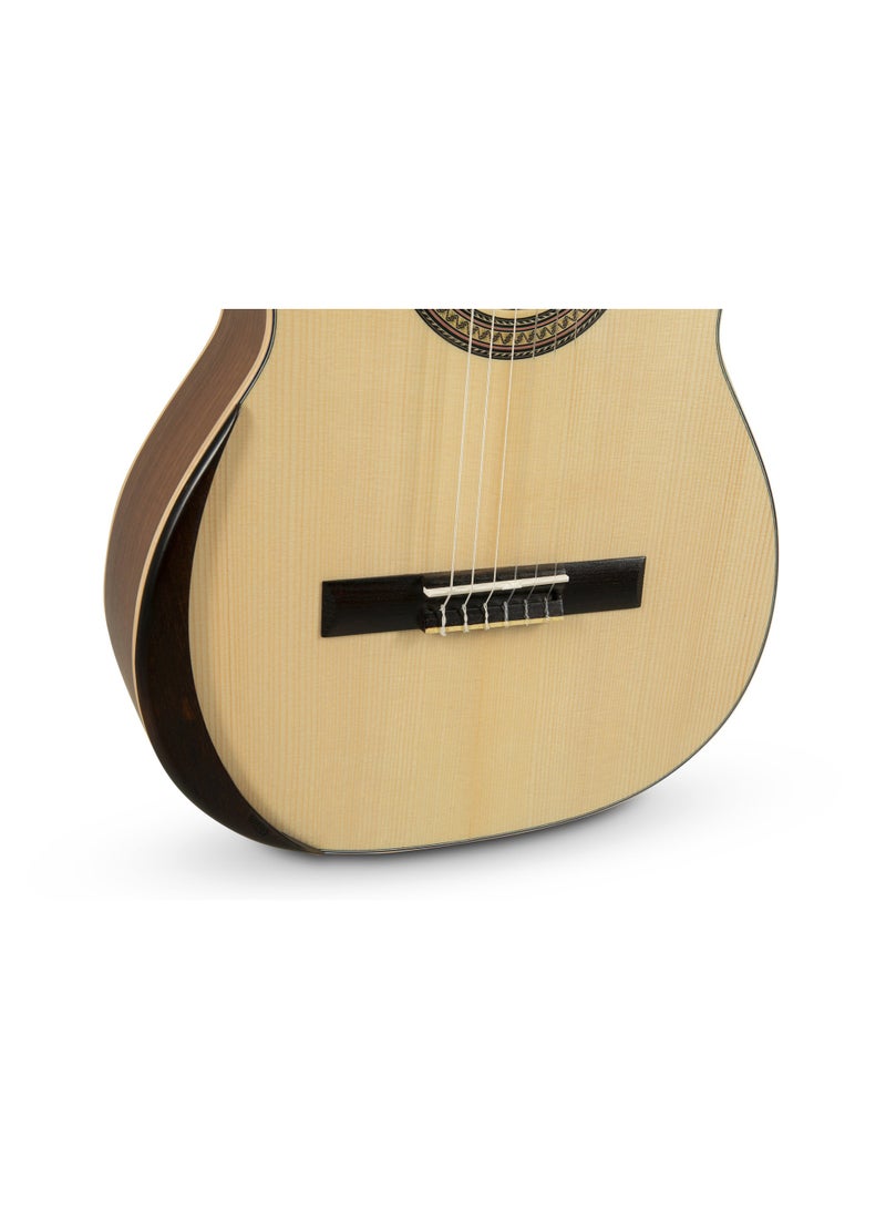 Manuel Rodríguez ECOLOGÍA E-65 Classical Guitar 4/4 – Solid Spruce Top, Walnut Back & Sides – Eco-Friendly Finish – Made in Europe - Image 3