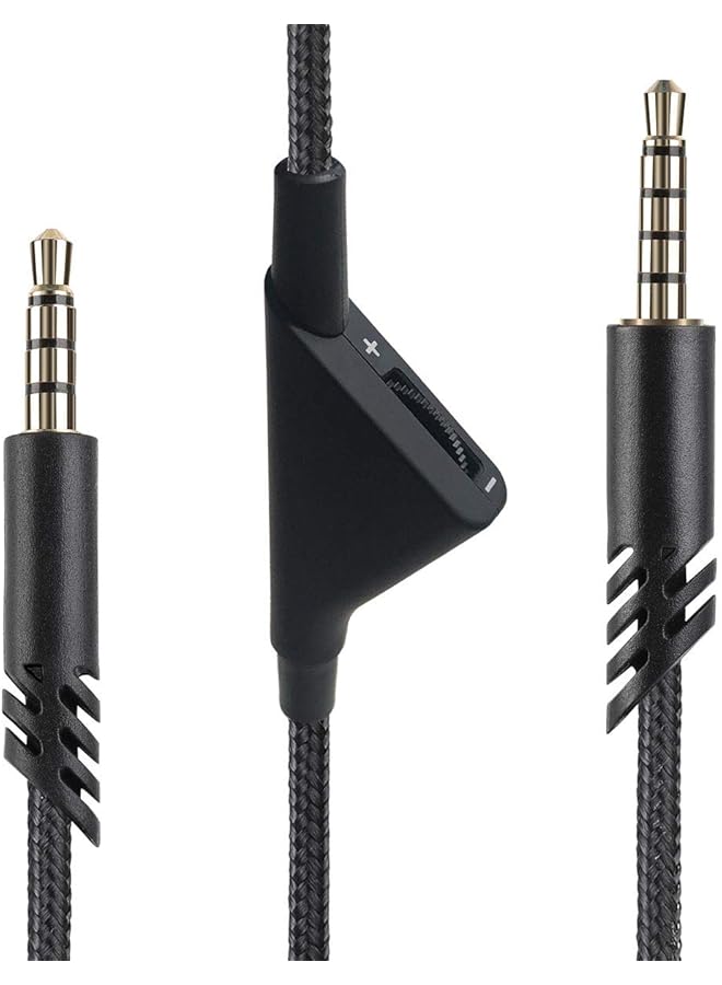 إيروريكس بديل لكابل التحكم في مستوى الصوت المدمج في Astro A10 A40 سلك ألعاب صوتي متوافق مع سماعات الرأس Astro A10 A40 وظيفة التحكم في مستوى الصوت بطول 2 متر - Image 1