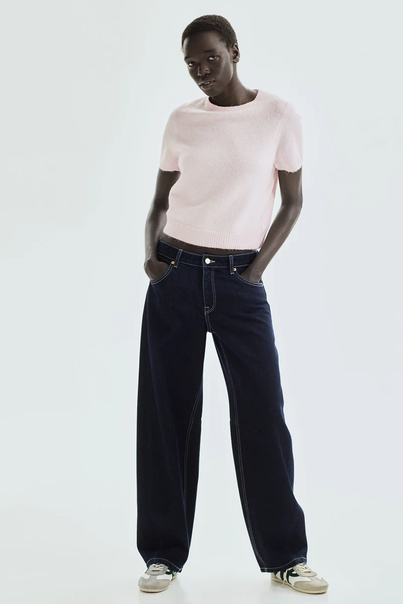 H&M Fine-knit T-shirt