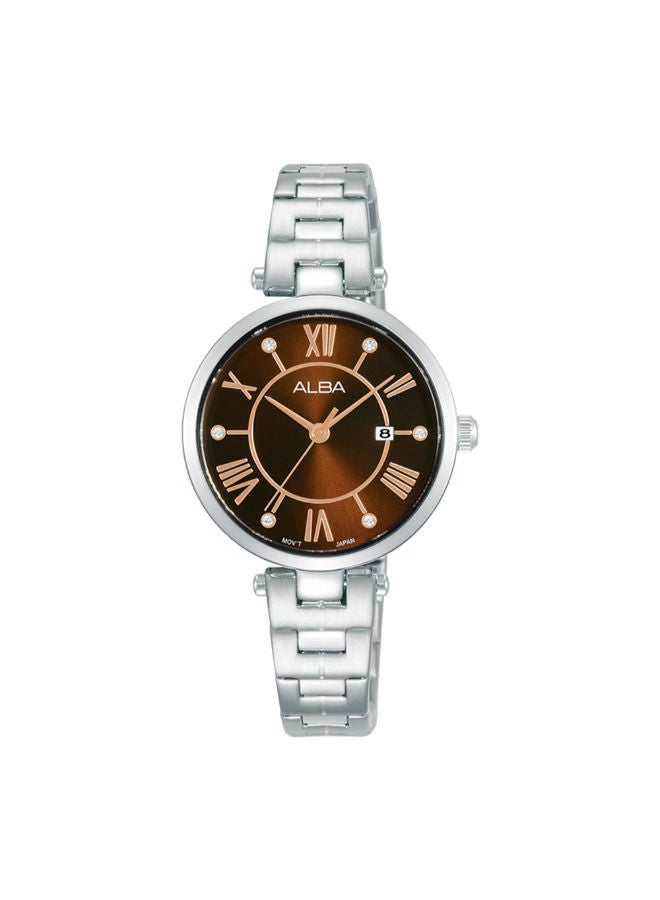 Stainless Steel Analog Wrist Watch AH7AN7X1