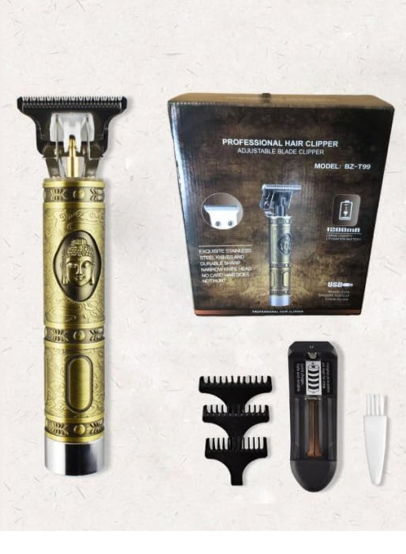 ELTRAZONE Professional Hair Clipper and Beard Trimmer, Gold, WS-T99 - Image 5