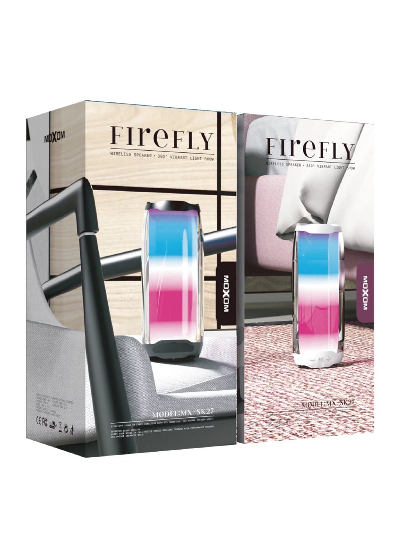 MOXOM Firefly RGB Portable Wireless Speaker MX-SK27  - Image 4