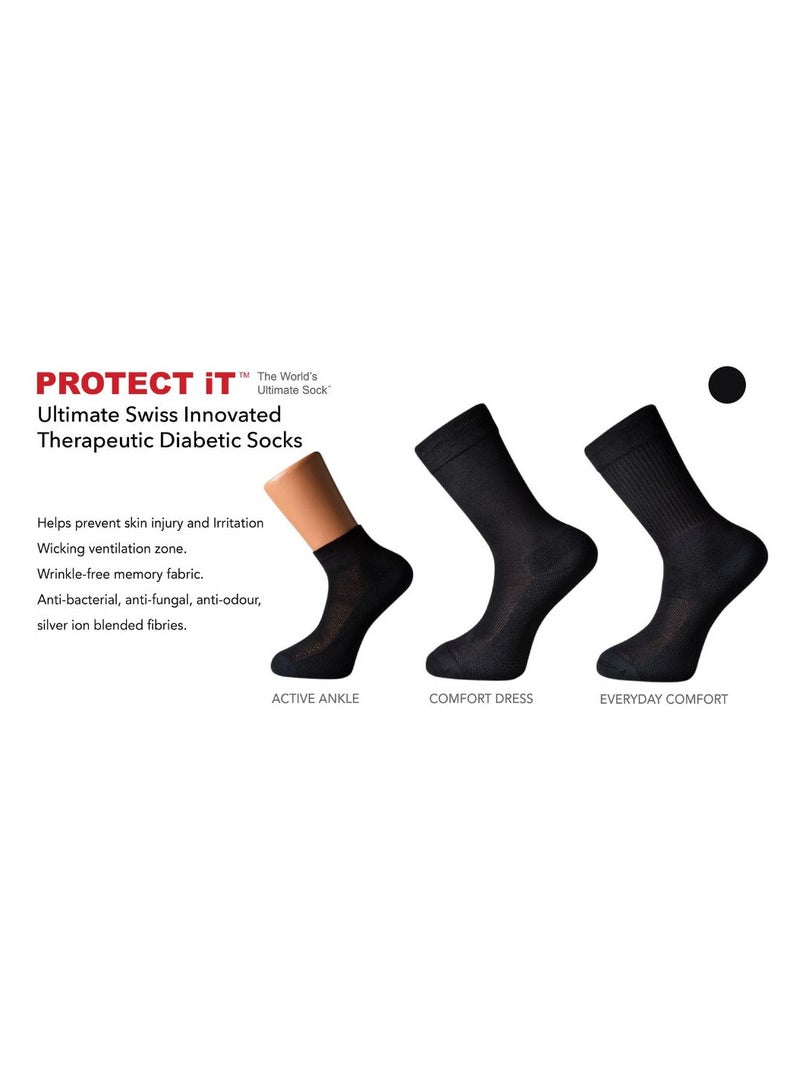 Protect iT (Active Ankle) - Ultimate Swiss Innovated Therapeutic Diabetic Socks - Image 3