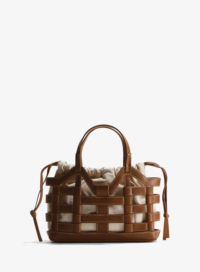 H&M Drawstring-detail tote bag