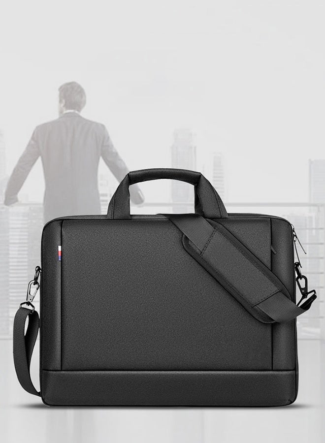 DUNISO 15 Inch Laptop Bag with Multi Compartment Lightweight Laptop Hand Bag Crossbody Bag Travel Business Briefcase Water-Resistant Dust-proof Shoulder Messenger Bag for Men and Women Work Office - Image 4