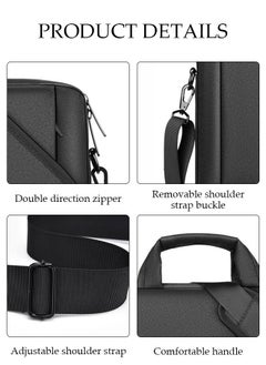 DUNISO 15 Inch Laptop Bag with Multi Compartment Lightweight Laptop Hand Bag Crossbody Bag Travel Business Briefcase Water-Resistant Dust-proof Shoulder Messenger Bag for Men and Women Work Office  - Image 3