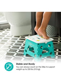 bbluv Foldable Step Stool Aqua  - Image 3