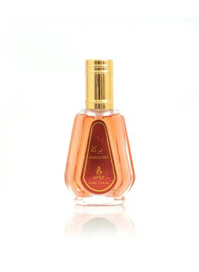 Ayat Perfumes Barakah Eau de Parfum 50 ml – Woody Amber Warm & Spicy – Fresh Metallic Heart – White Floral Base – Long-Lasting Women’s Arabian Perfume - Image 2
