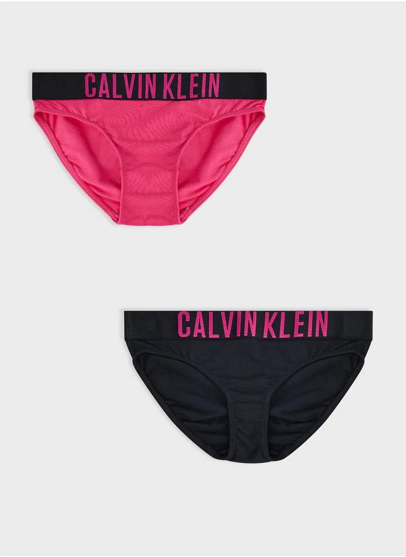 CALVIN KLEIN Youth 2 Pack Assorted Bikini