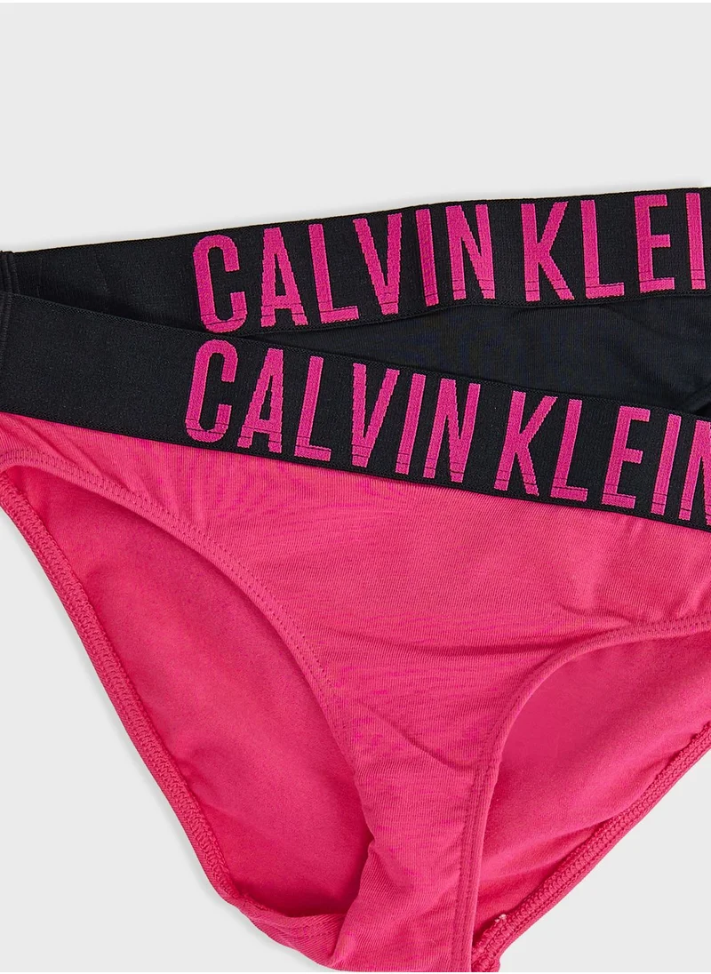 CALVIN KLEIN Youth 2 Pack Assorted Bikini