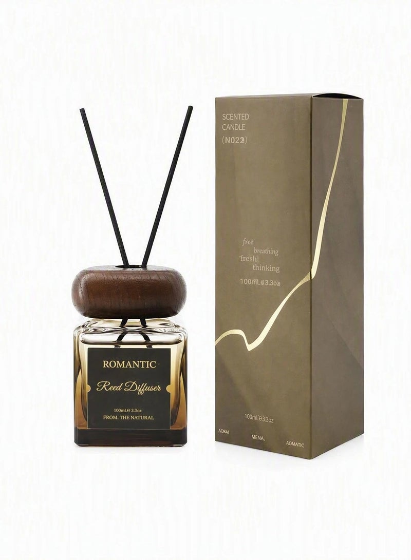 100ML Cedar Scent Reed Diffuser Long Lasting Home Fragrance Diffuser - Image 1