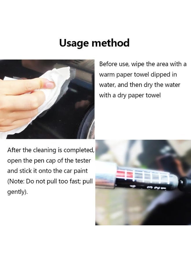 Car Paint Thickness Gauge Pen – Waterproof Magnetic Coating Tester, 20 Micron Precision, No Battery Auto Paint Inspection Tool for Repaint & Damage Detection - Image 3