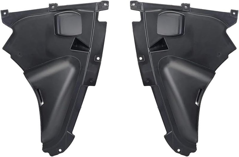 درع الرش الأمامي بطانة حاجز العجلة الأمامية متوافق مع بي إم دبليو سلسلة 3 F35 F30 F31 2012 2017 استبدال قطعتين - Image 1