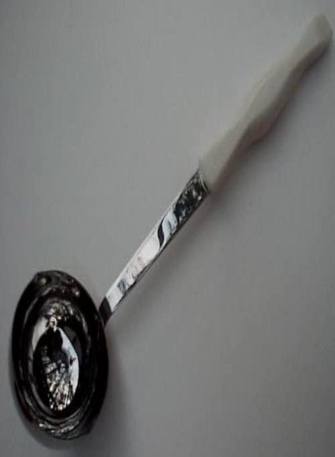 CUTCO Model 1715 Ladle with White "pearl" handle.......in plastic bag from the factory.