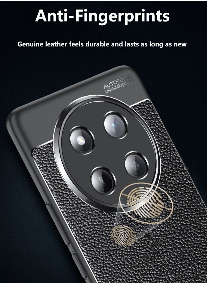 Youque Leather Case for Honor X9c 5G, Luxury Business Leather, Buttons & Lens Protector - Slim Fit&Durable - Distinctive Texture  - Image 3