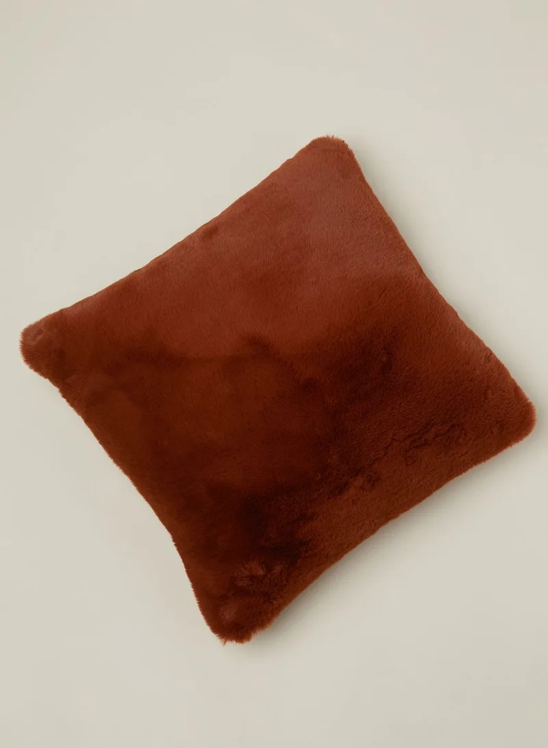 Noire Edit Faux Fur Cushion With Insert